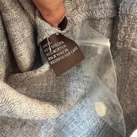 J.McLaughlin Brynn Dress sz Large Grey Viscose - Picture 4 of 7